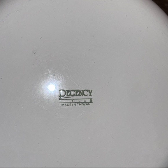 Regency Club enamelware nesting bowl set fruit pattern vintage Granny chic READ